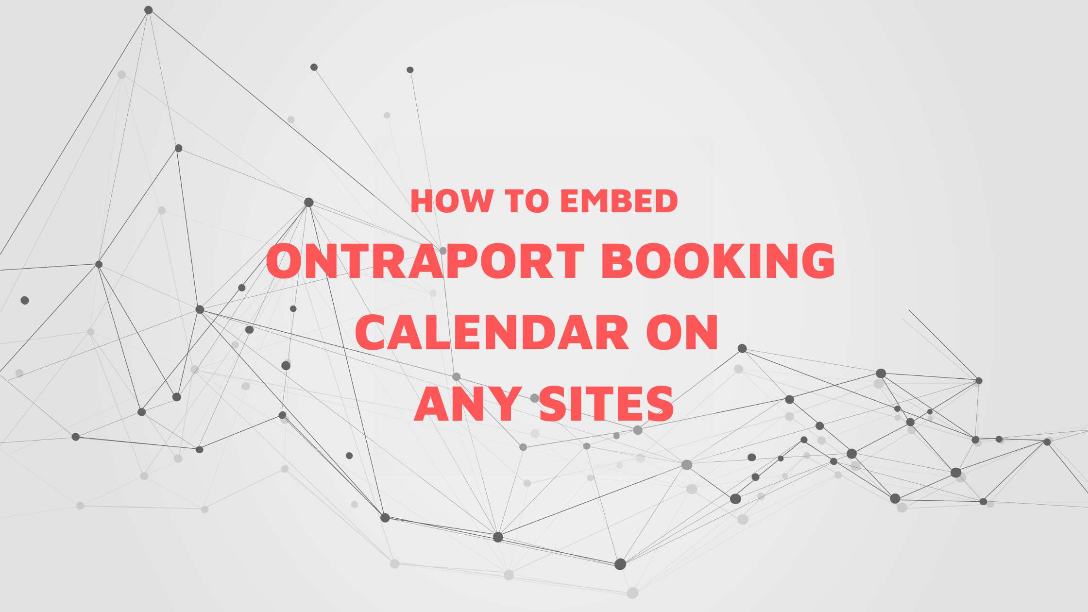 how to embed ontraport booking calendar on any sites