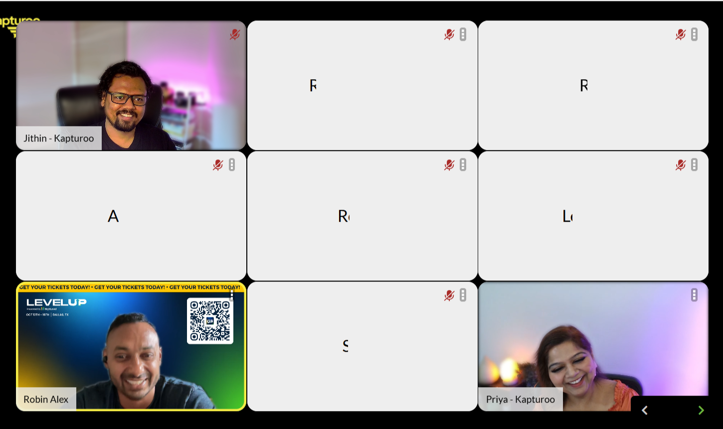 Bootcamp session with Robin Alex